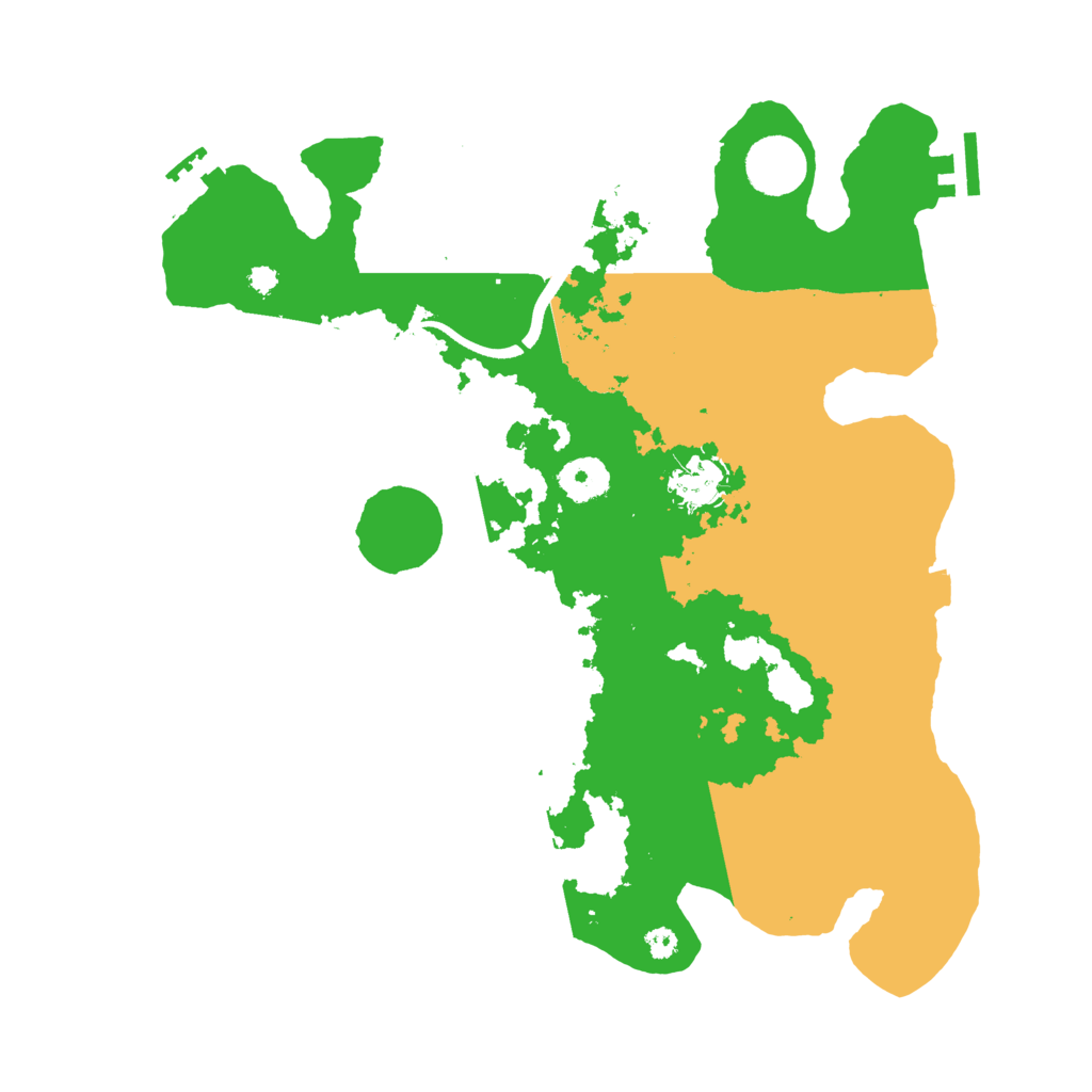 Biome Rust Map: Procedural Map, Size: 3500, Seed: 703717570