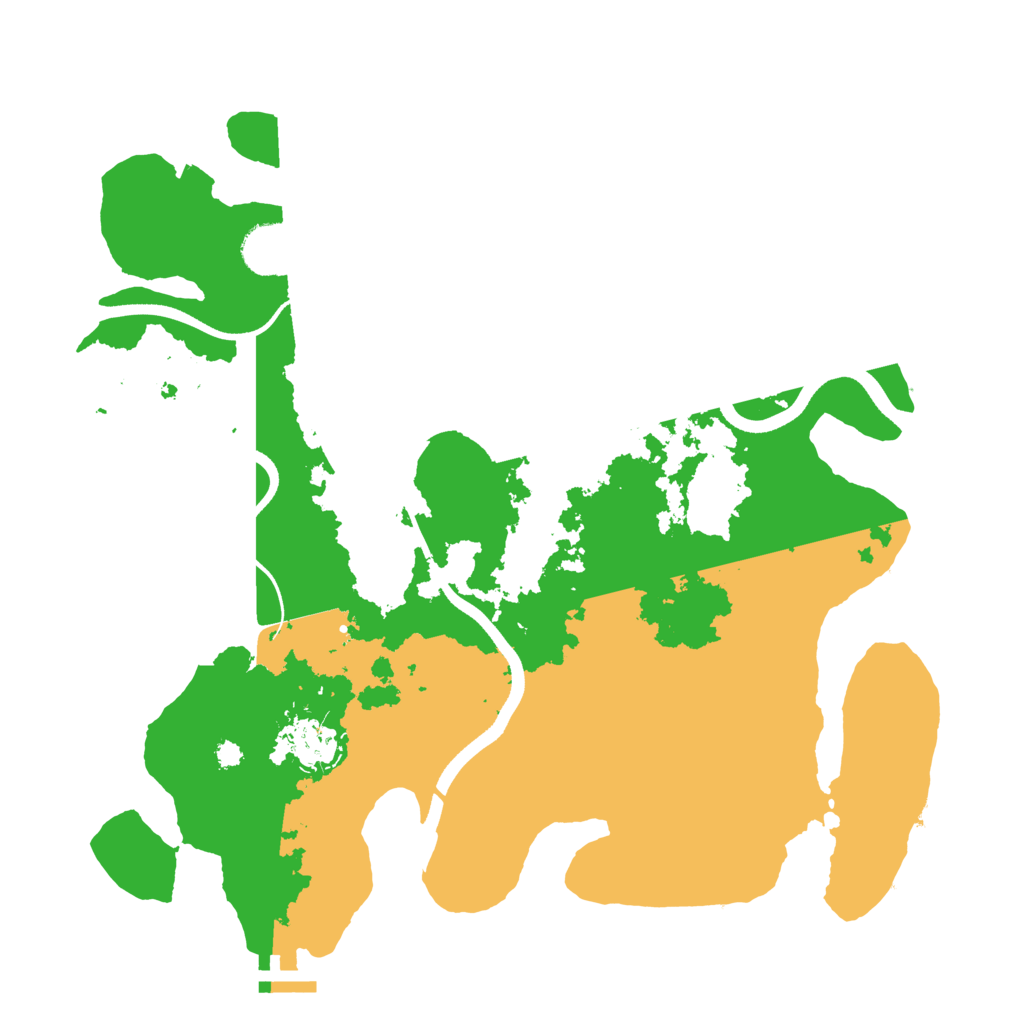 Biome Rust Map: Procedural Map, Size: 3575, Seed: 1