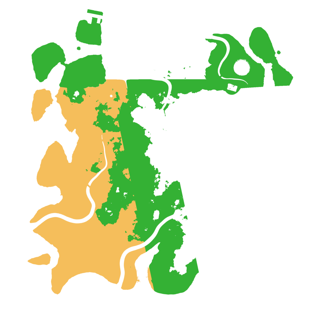 Biome Rust Map: Procedural Map, Size: 3500, Seed: 2067705025