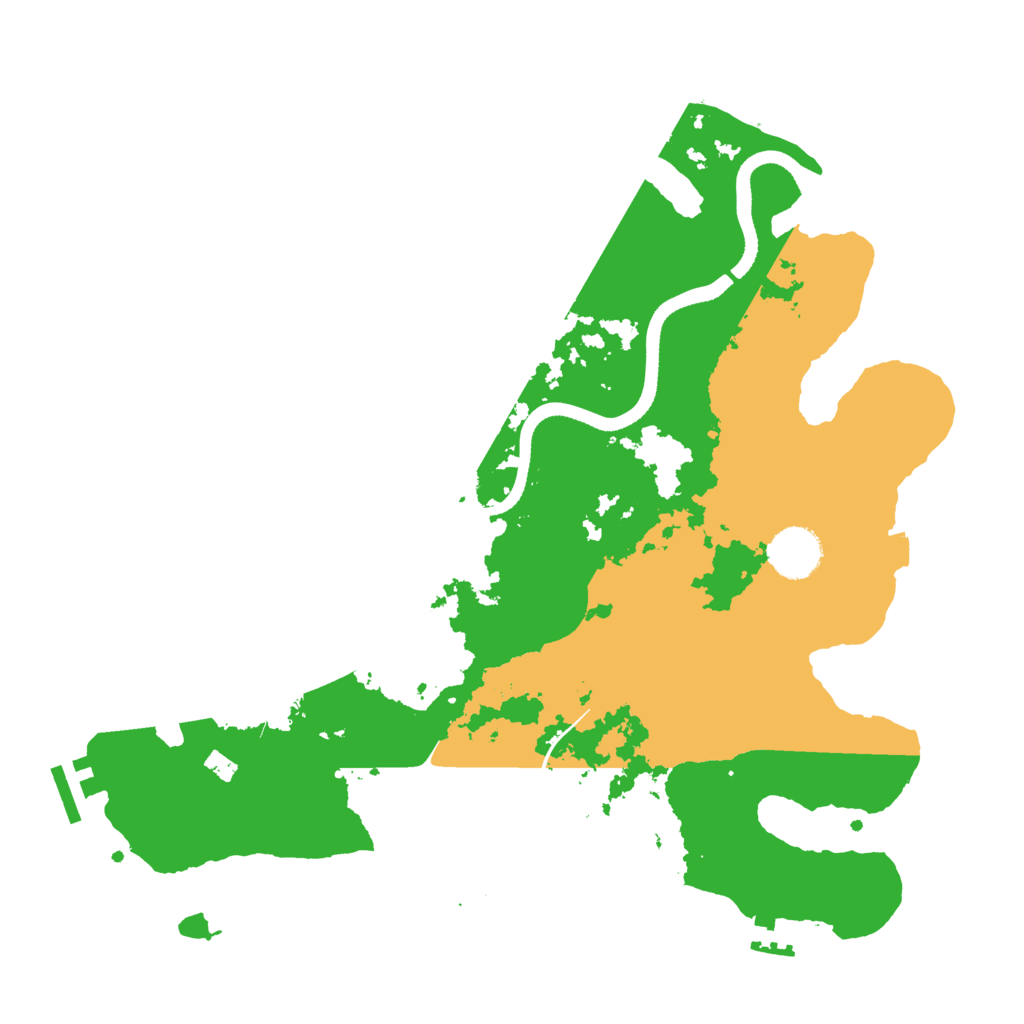 Biome Rust Map: Procedural Map, Size: 3500, Seed: 1913022765