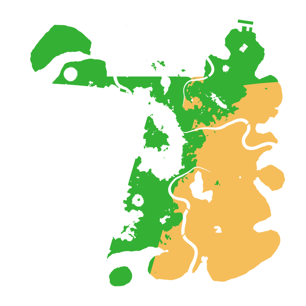 Biome Rust Map: Procedural Map, Size: 4000, Seed: 1641048462