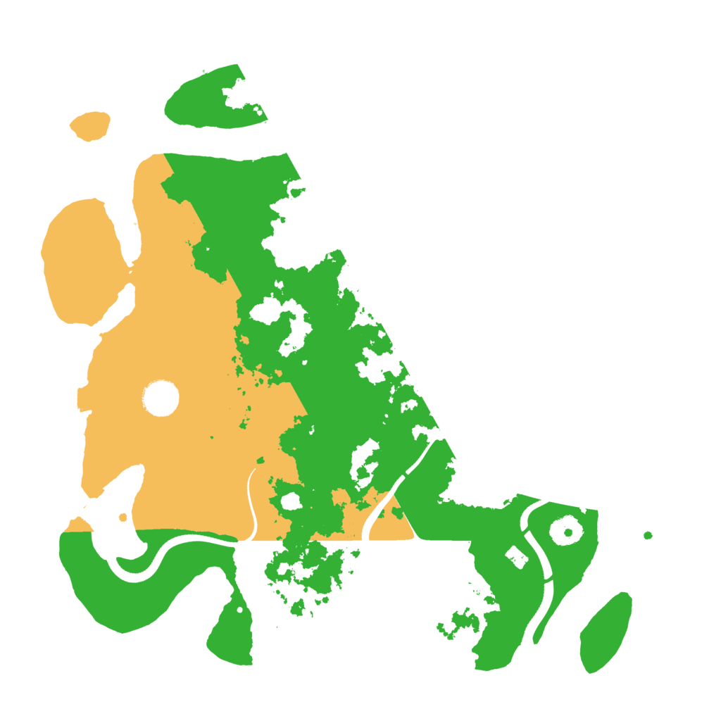 Biome Rust Map: Procedural Map, Size: 3500, Seed: 851492983