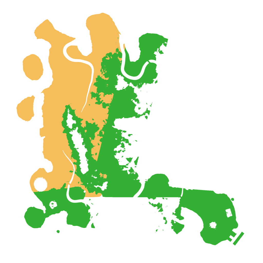 Biome Rust Map: Procedural Map, Size: 3500, Seed: 1306785089