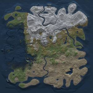 Thumbnail Rust Map: Procedural Map, Size: 5000, Seed: 982664102, 17 Monuments