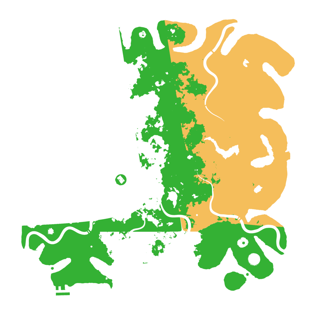 Biome Rust Map: Procedural Map, Size: 4500, Seed: 722105534