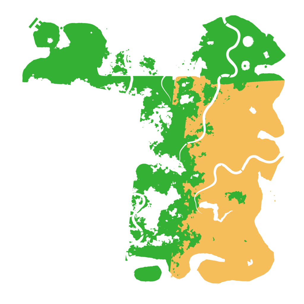 Biome Rust Map: Procedural Map, Size: 5000, Seed: 1921273211