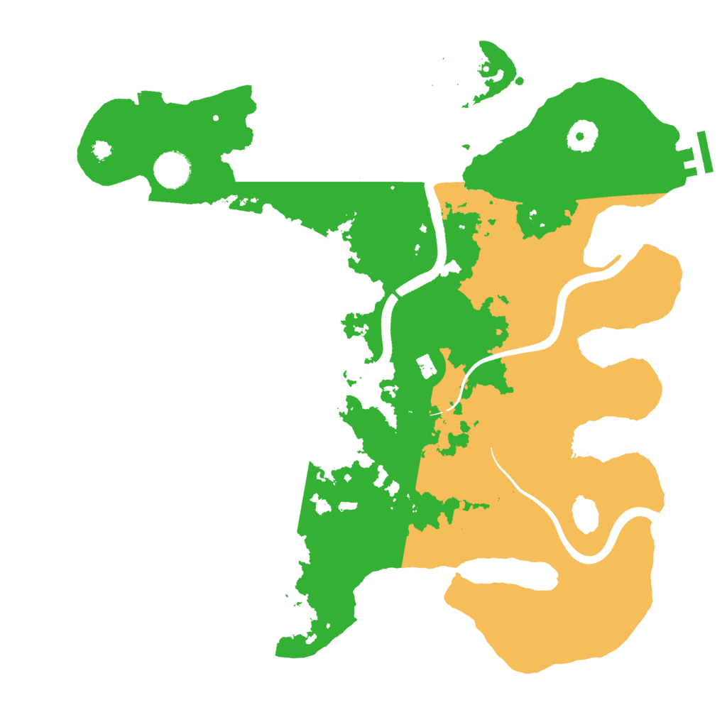 Biome Rust Map: Procedural Map, Size: 3500, Seed: 1965764784