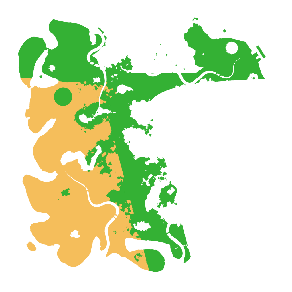 Biome Rust Map: Procedural Map, Size: 4250, Seed: 706838013