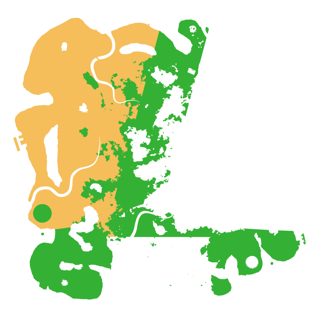 Biome Rust Map: Procedural Map, Size: 4500, Seed: 305373249