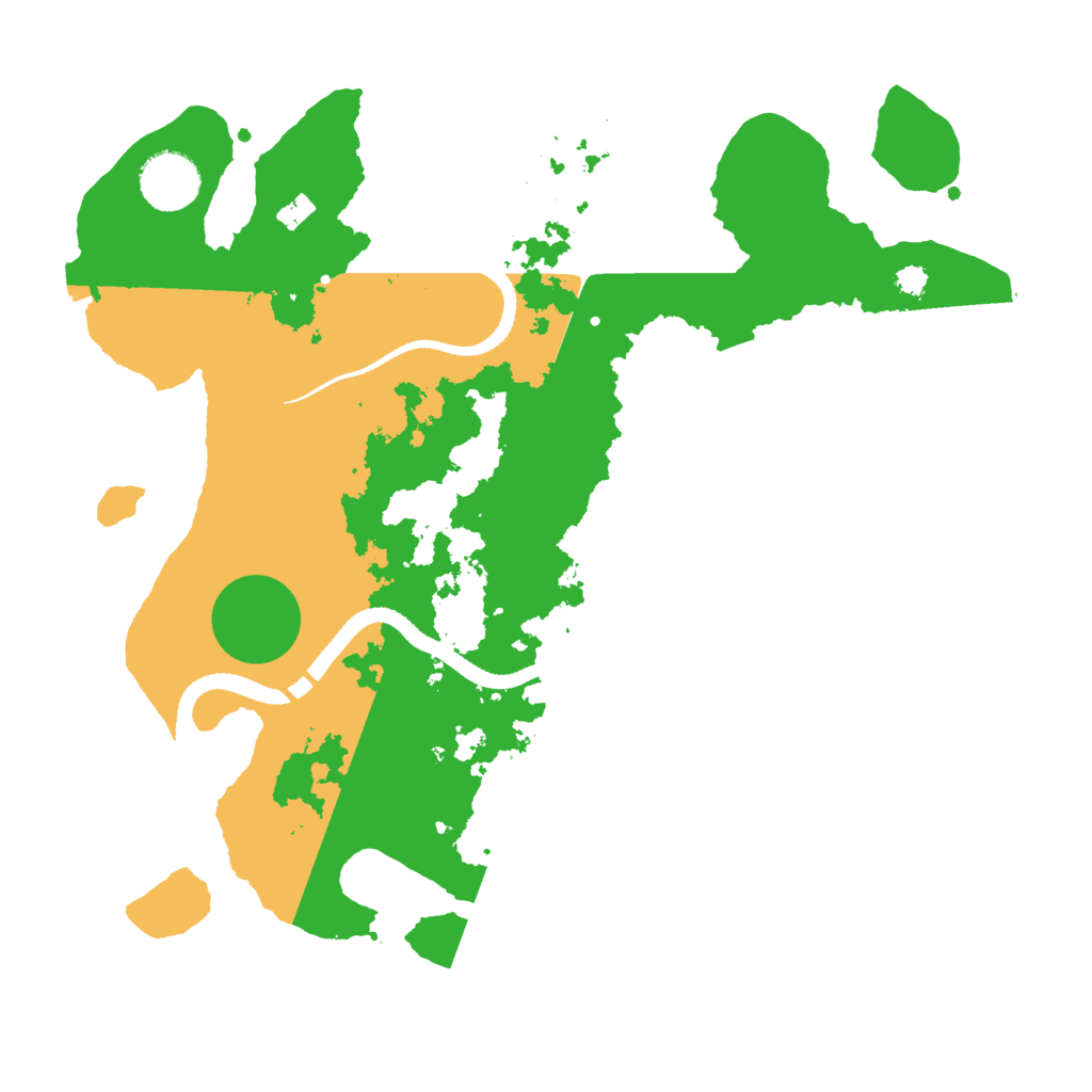 Biome Rust Map: Procedural Map, Size: 3250, Seed: 2032889633