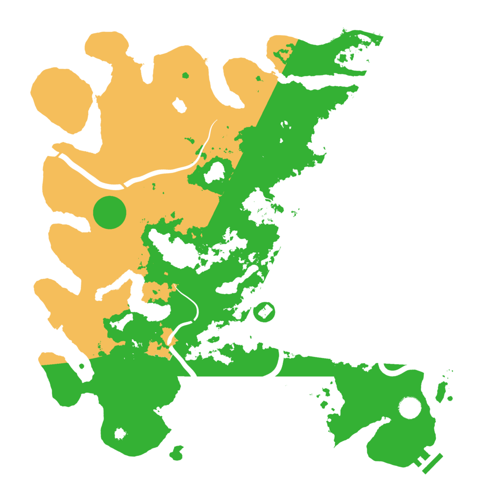 Biome Rust Map: Procedural Map, Size: 4000, Seed: 1613719932
