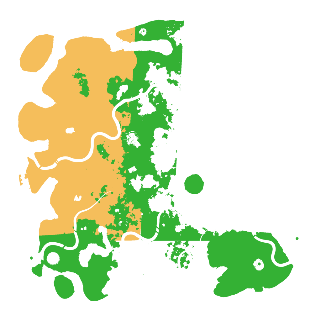 Biome Rust Map: Procedural Map, Size: 4500, Seed: 976632112