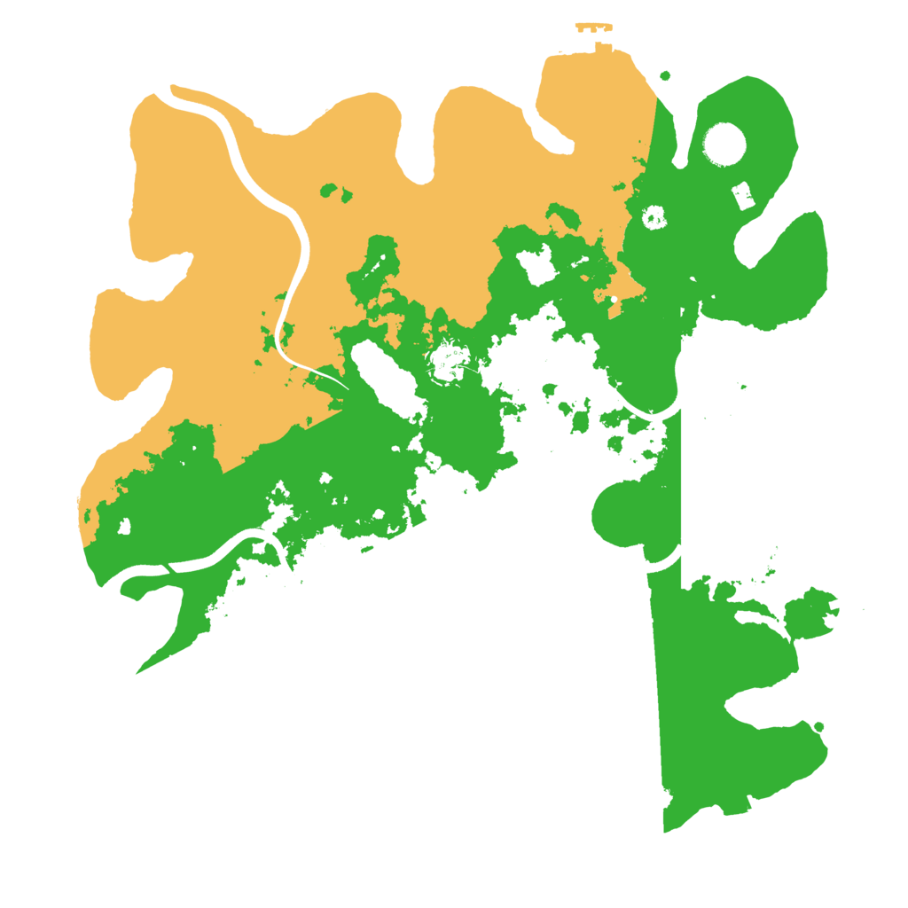 Biome Rust Map: Procedural Map, Size: 3750, Seed: 769200508