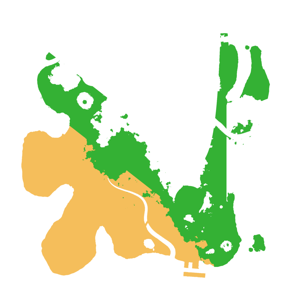 Biome Rust Map: Procedural Map, Size: 2800, Seed: 114440036