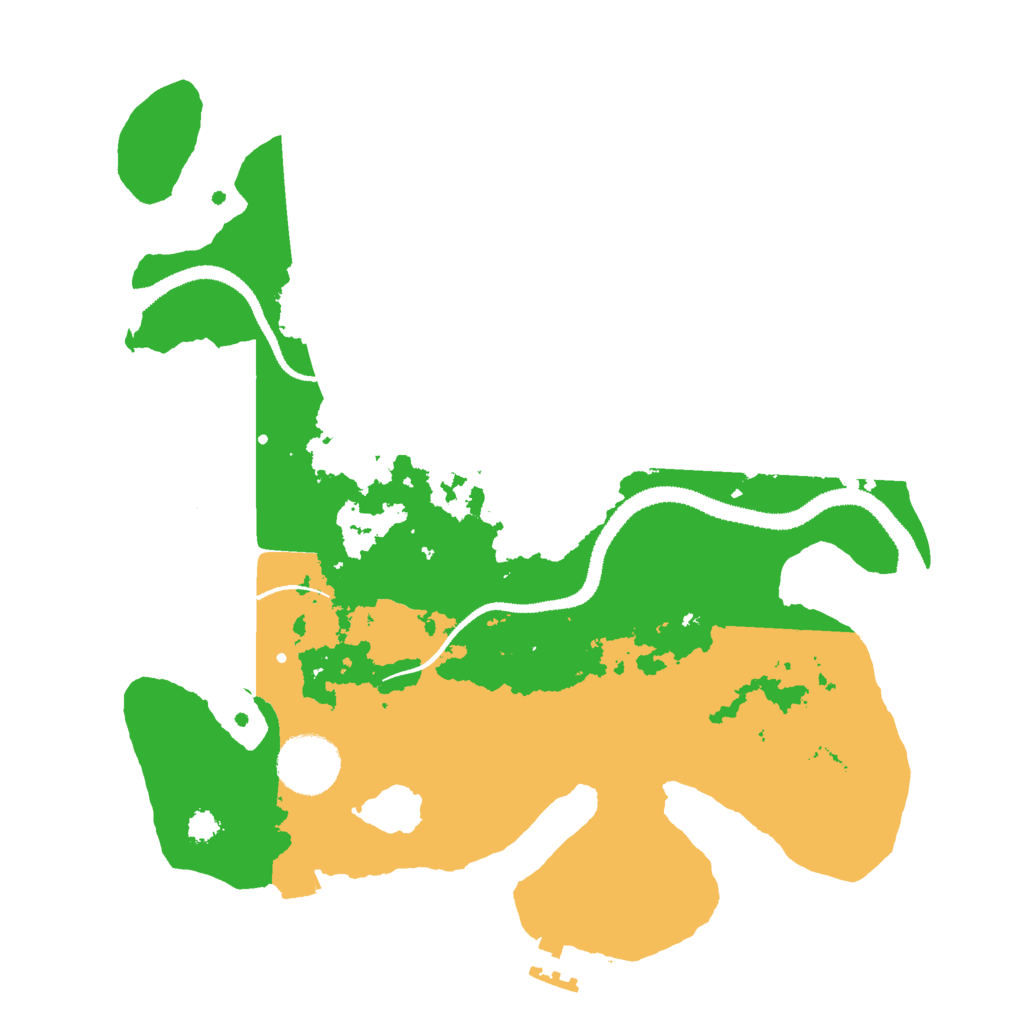 Biome Rust Map: Procedural Map, Size: 3000, Seed: 651894