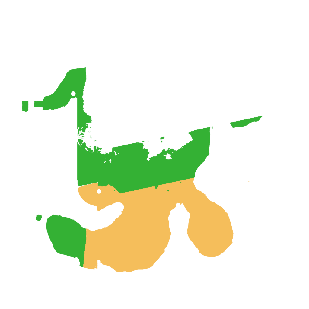 Biome Rust Map: Procedural Map, Size: 2000, Seed: 1481316689