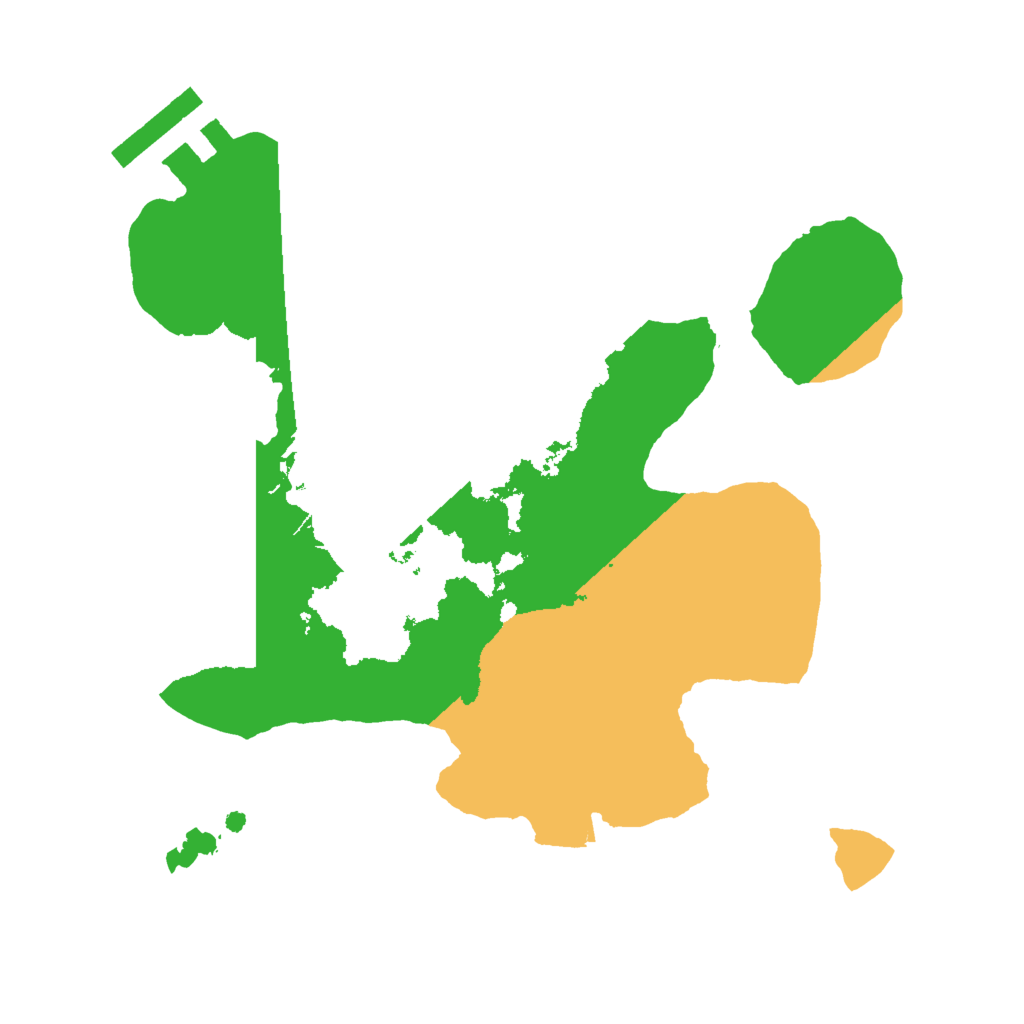 Biome Rust Map: Procedural Map, Size: 2000, Seed: 13032006