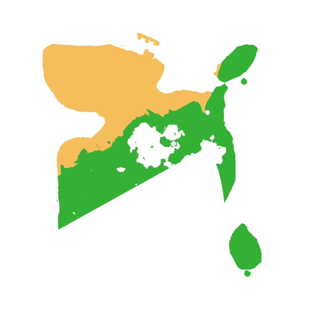 Biome Rust Map: Procedural Map, Size: 2000, Seed: 1806004146