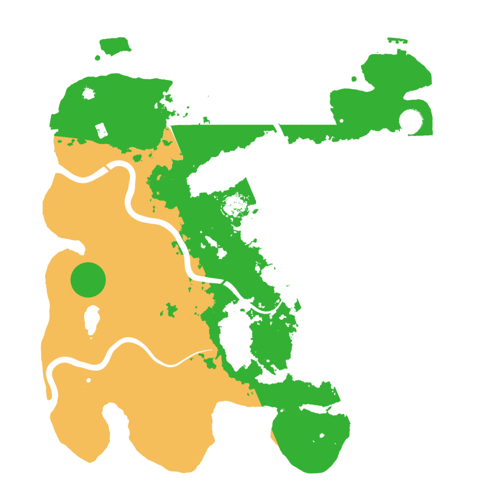 Biome Rust Map: Procedural Map, Size: 3750, Seed: 1303641554