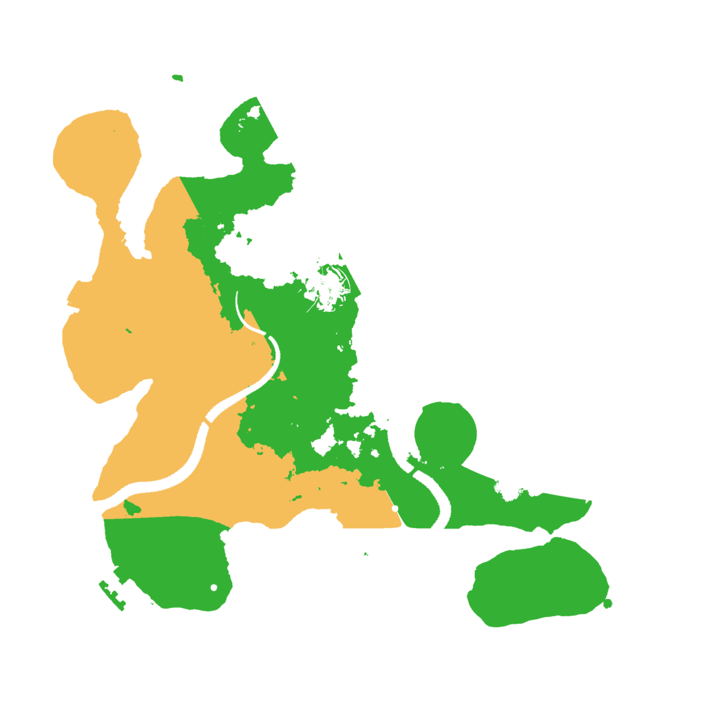Biome Rust Map: Procedural Map, Size: 3000, Seed: 10618637