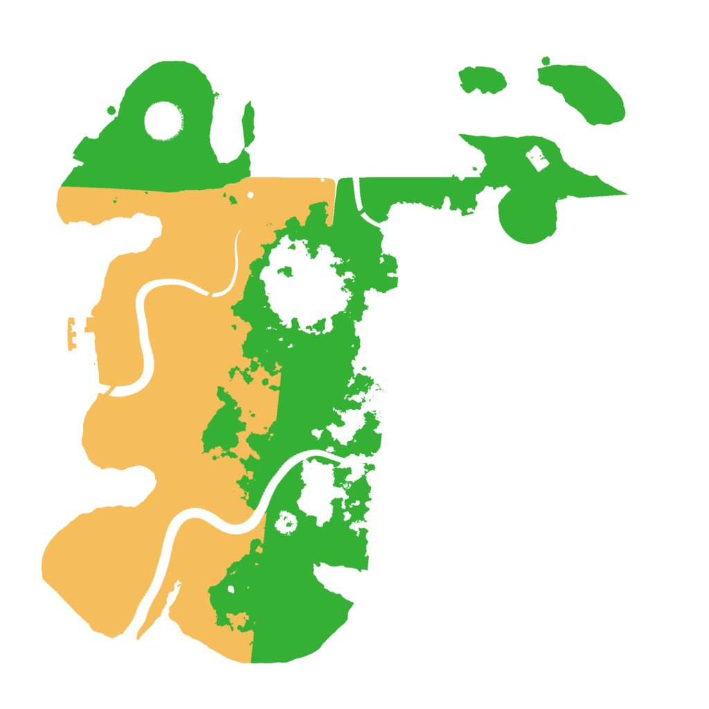 Biome Rust Map: Procedural Map, Size: 3250, Seed: 585782742