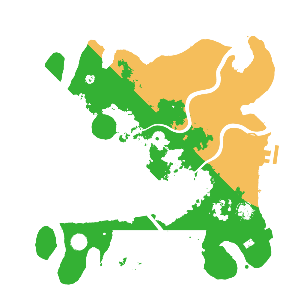 Biome Rust Map: Procedural Map, Size: 3300, Seed: 1171831296