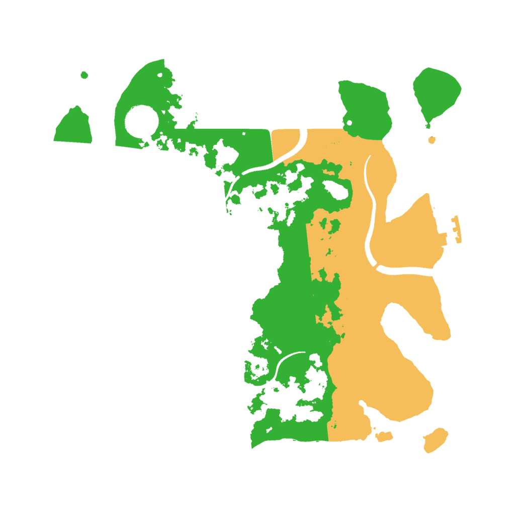 Biome Rust Map: Procedural Map, Size: 2850, Seed: 17777