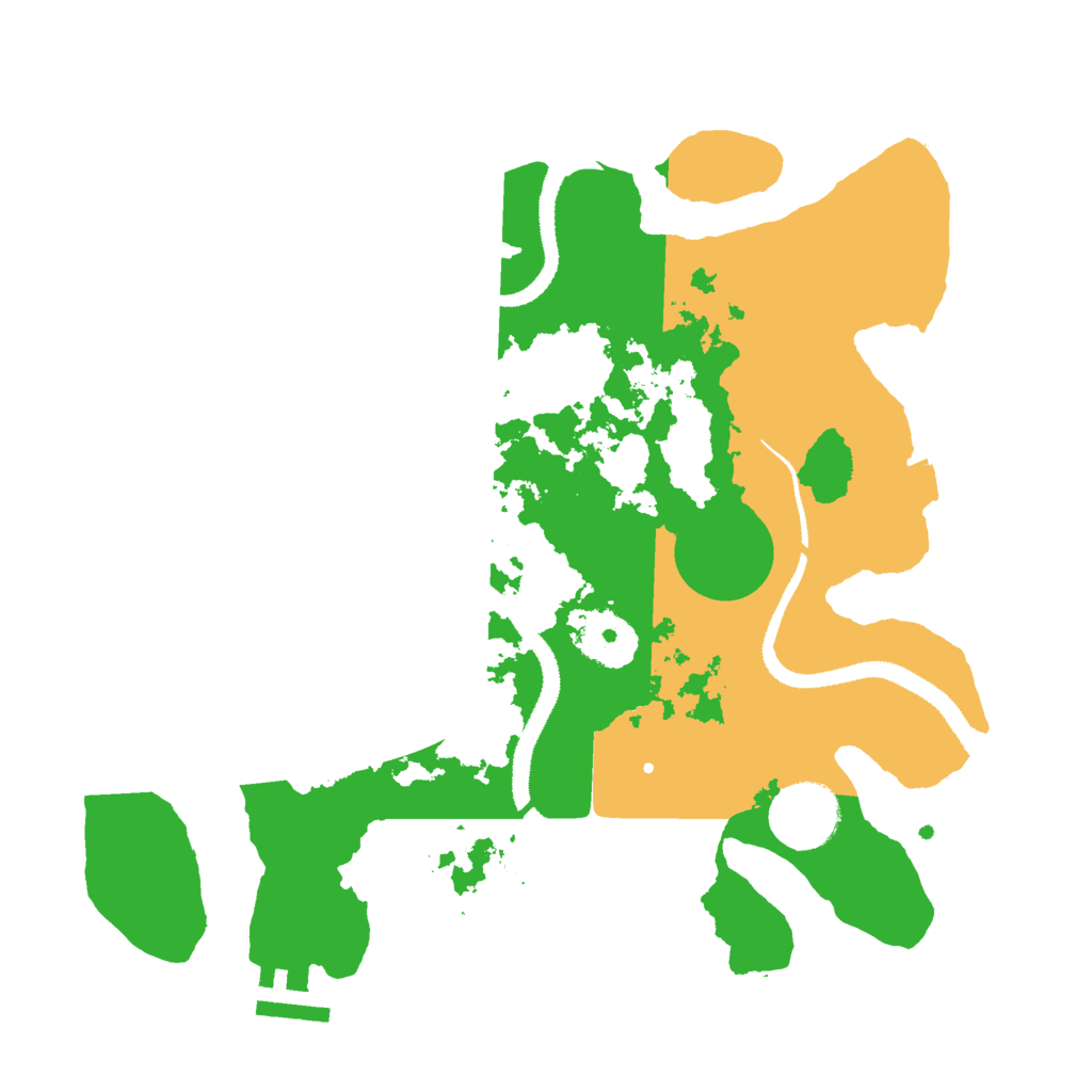 Biome Rust Map: Procedural Map, Size: 3000, Seed: 15488