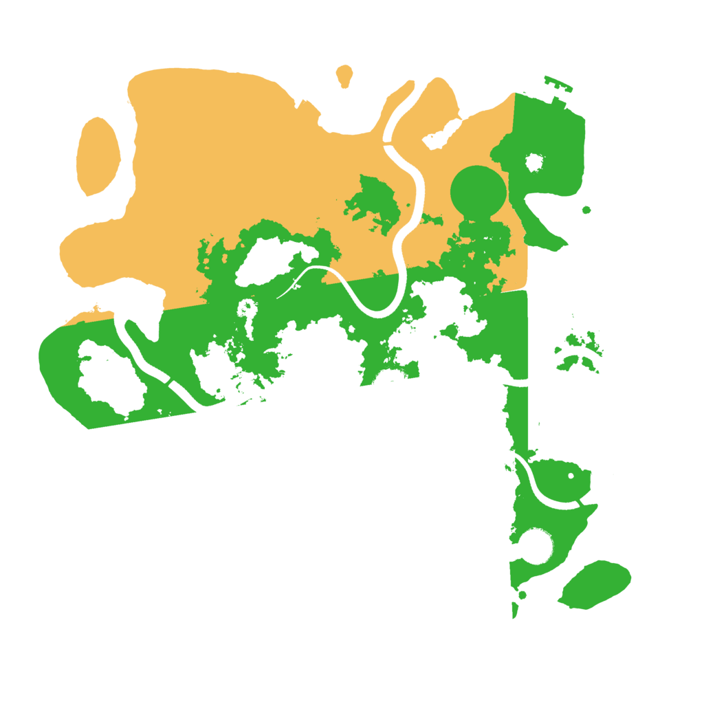 Biome Rust Map: Procedural Map, Size: 3500, Seed: 1688394272