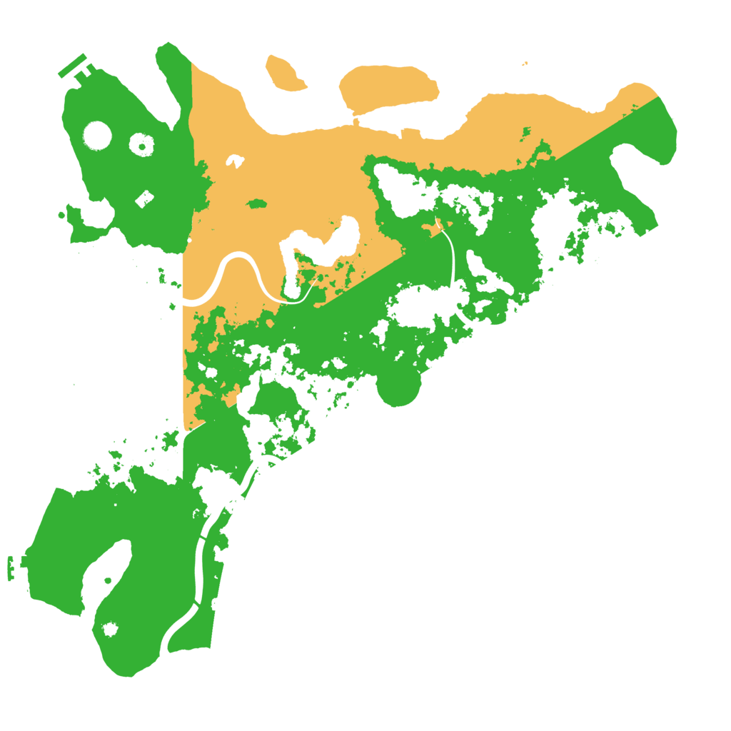 Biome Rust Map: Procedural Map, Size: 4500, Seed: 6548