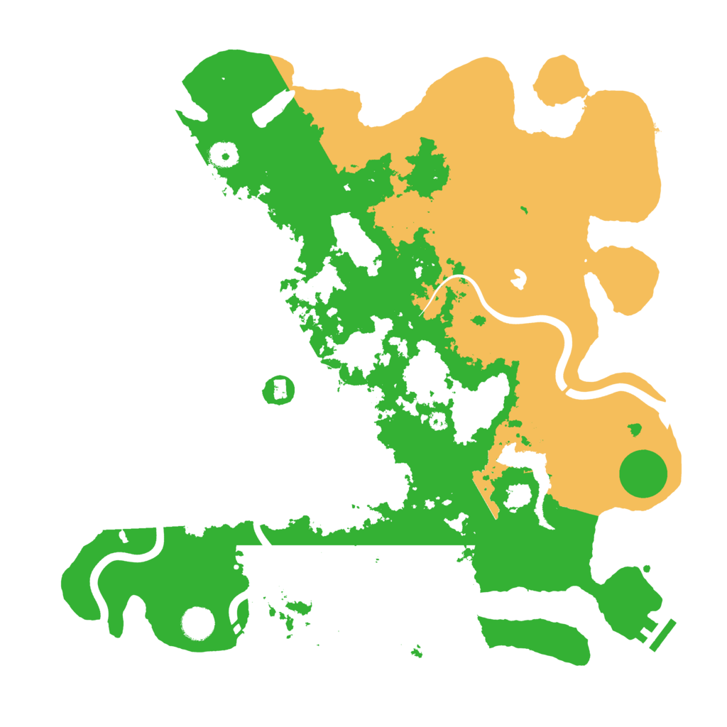 Biome Rust Map: Procedural Map, Size: 4000, Seed: 998460538