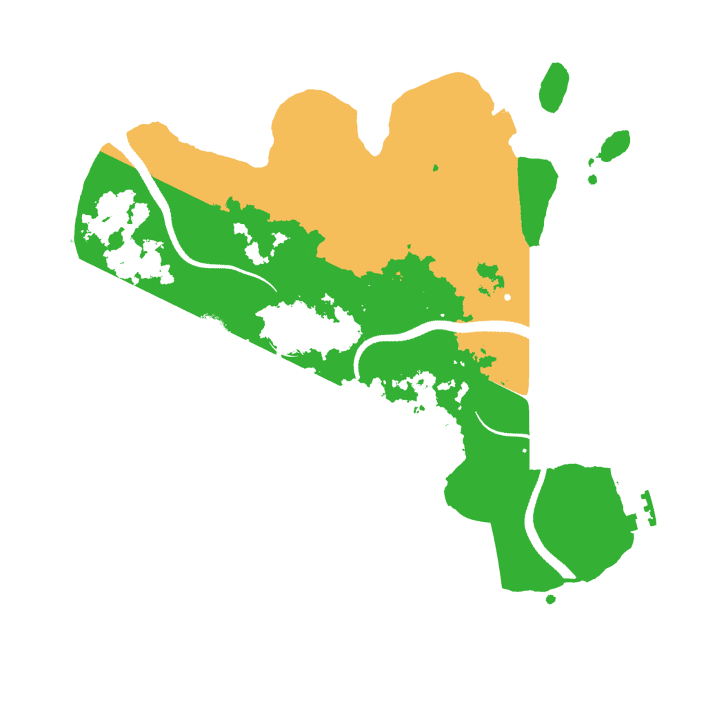 Biome Rust Map: Procedural Map, Size: 3000, Seed: 78524
