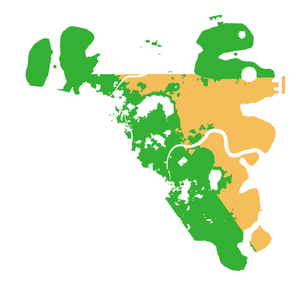 Biome Rust Map: Procedural Map, Size: 3500, Seed: 1848325895