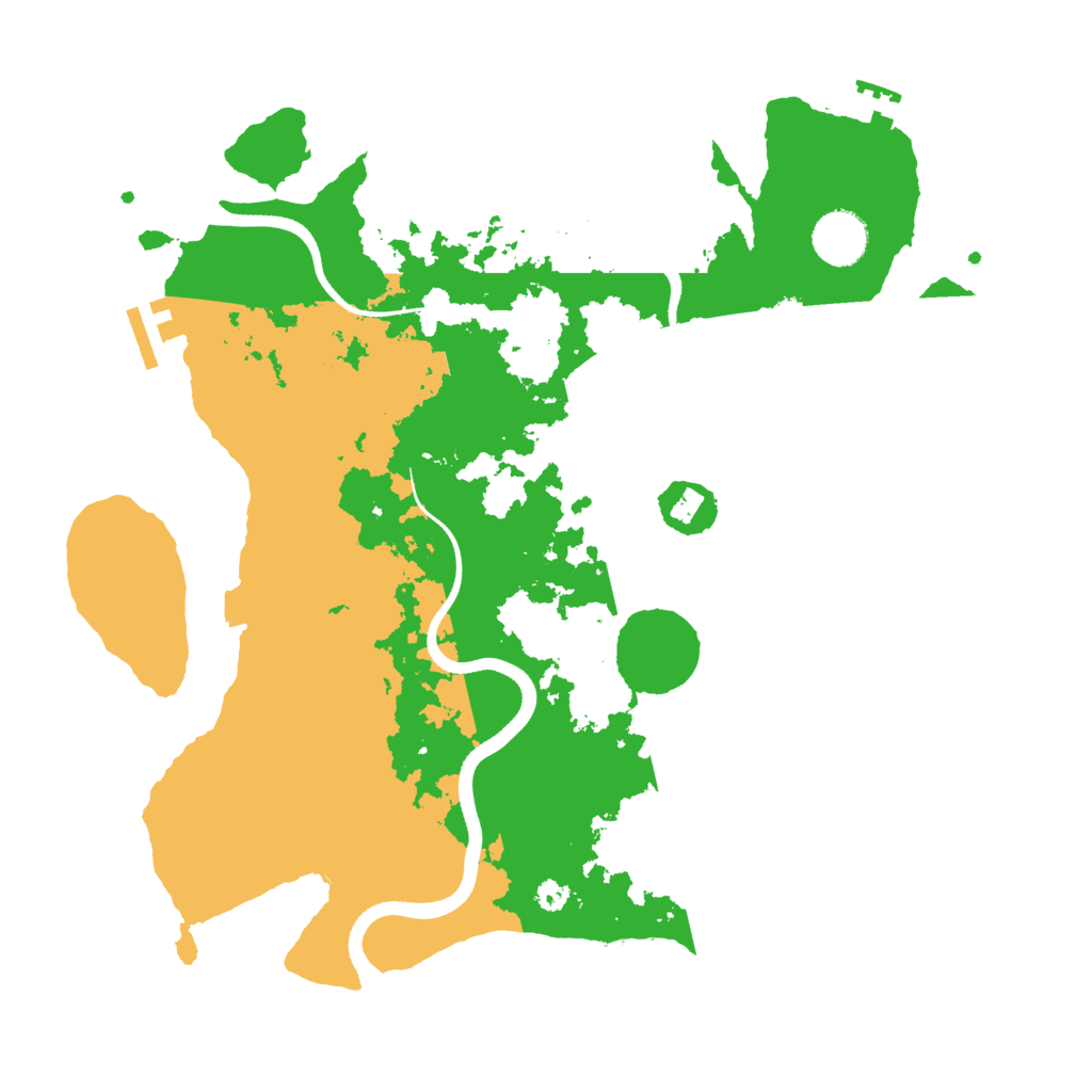 Biome Rust Map: Procedural Map, Size: 3500, Seed: 924264333