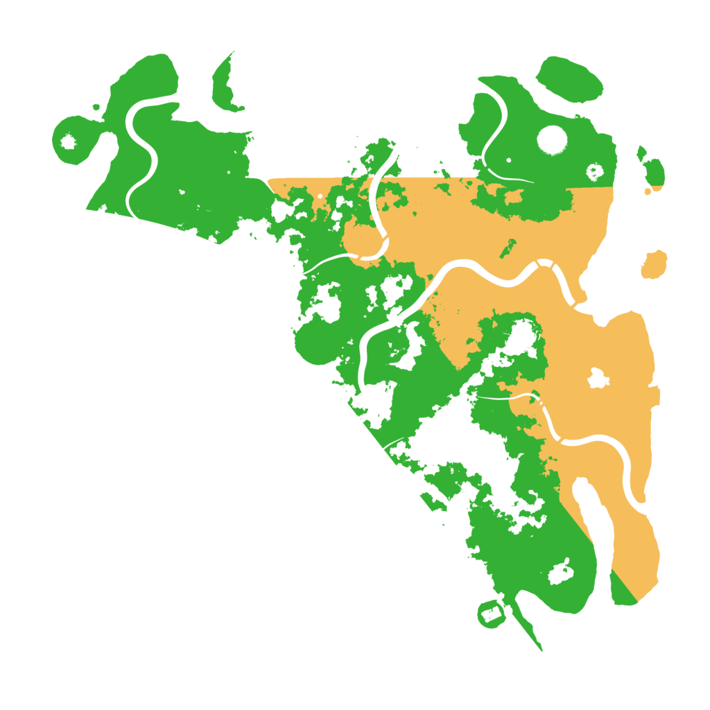 Biome Rust Map: Procedural Map, Size: 4250, Seed: 287531753