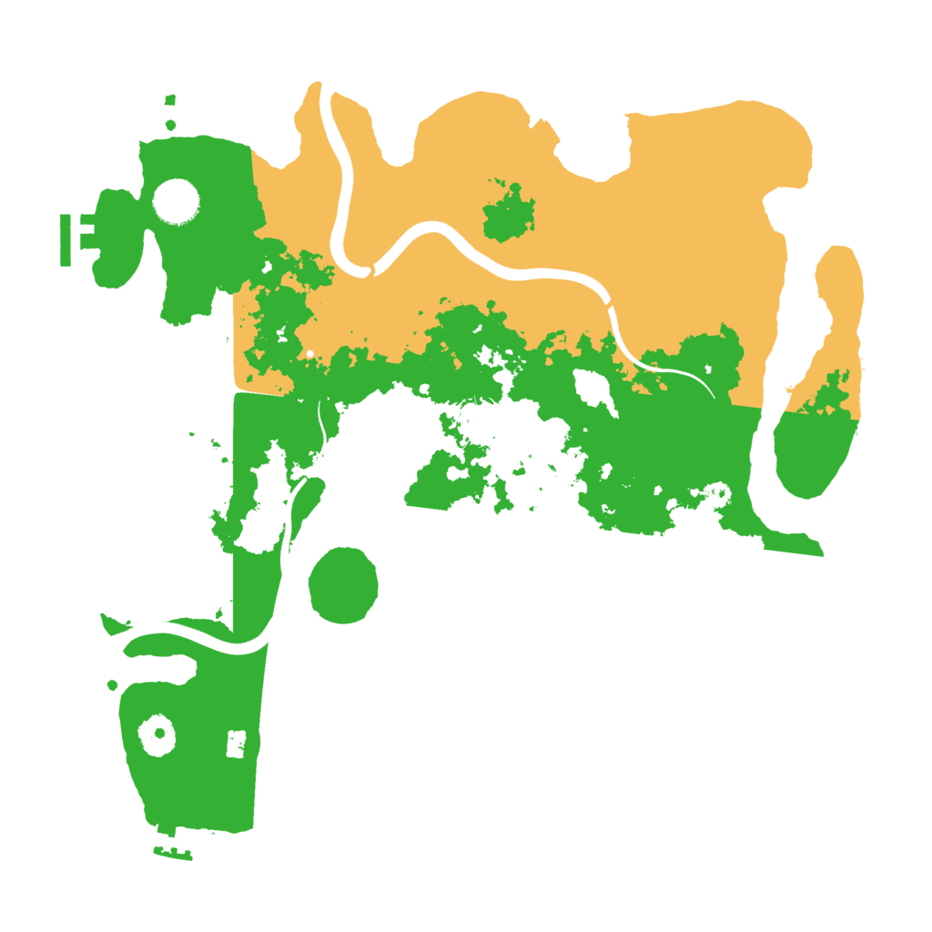 Biome Rust Map: Procedural Map, Size: 3600, Seed: 226440