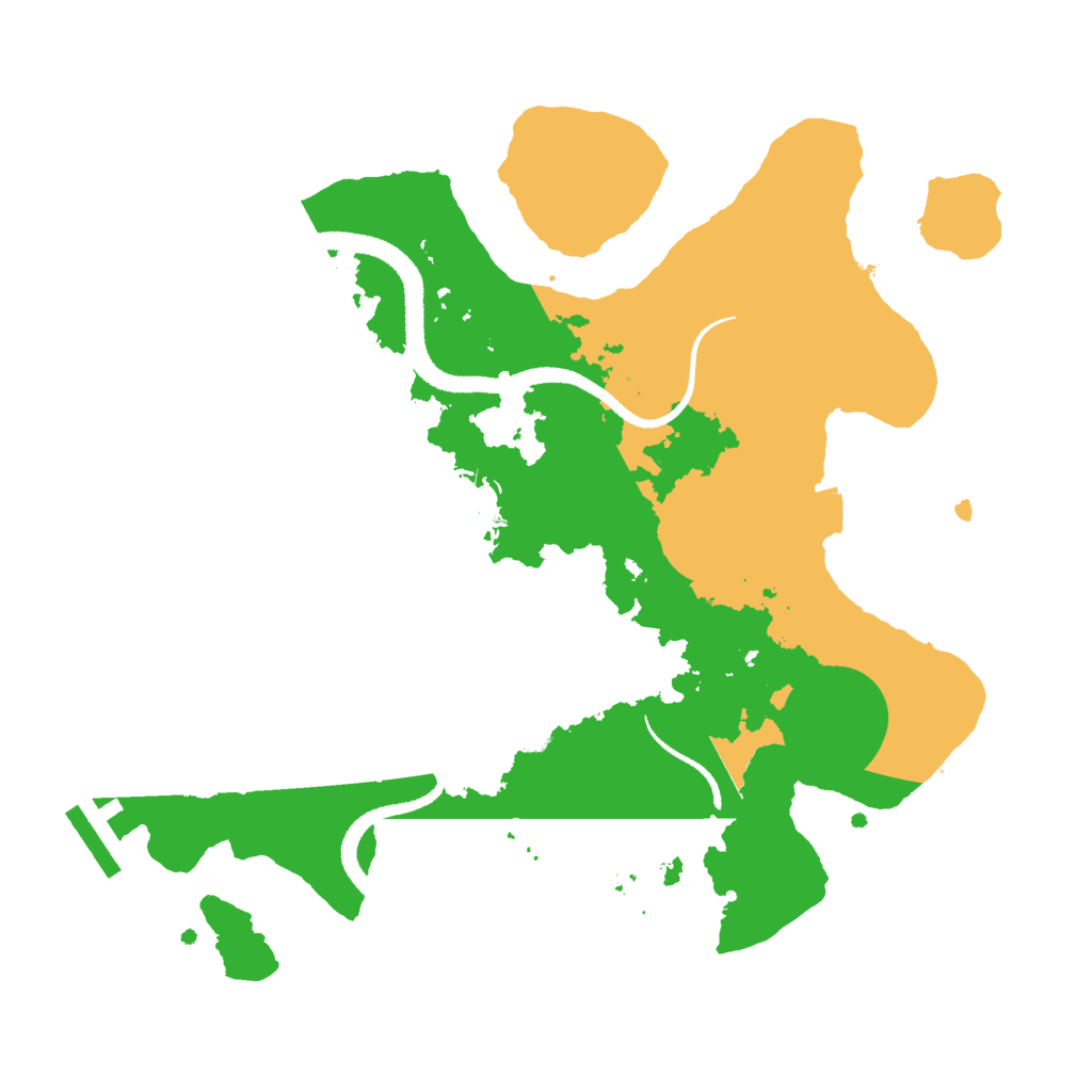 Biome Rust Map: Procedural Map, Size: 2800, Seed: 1816220279