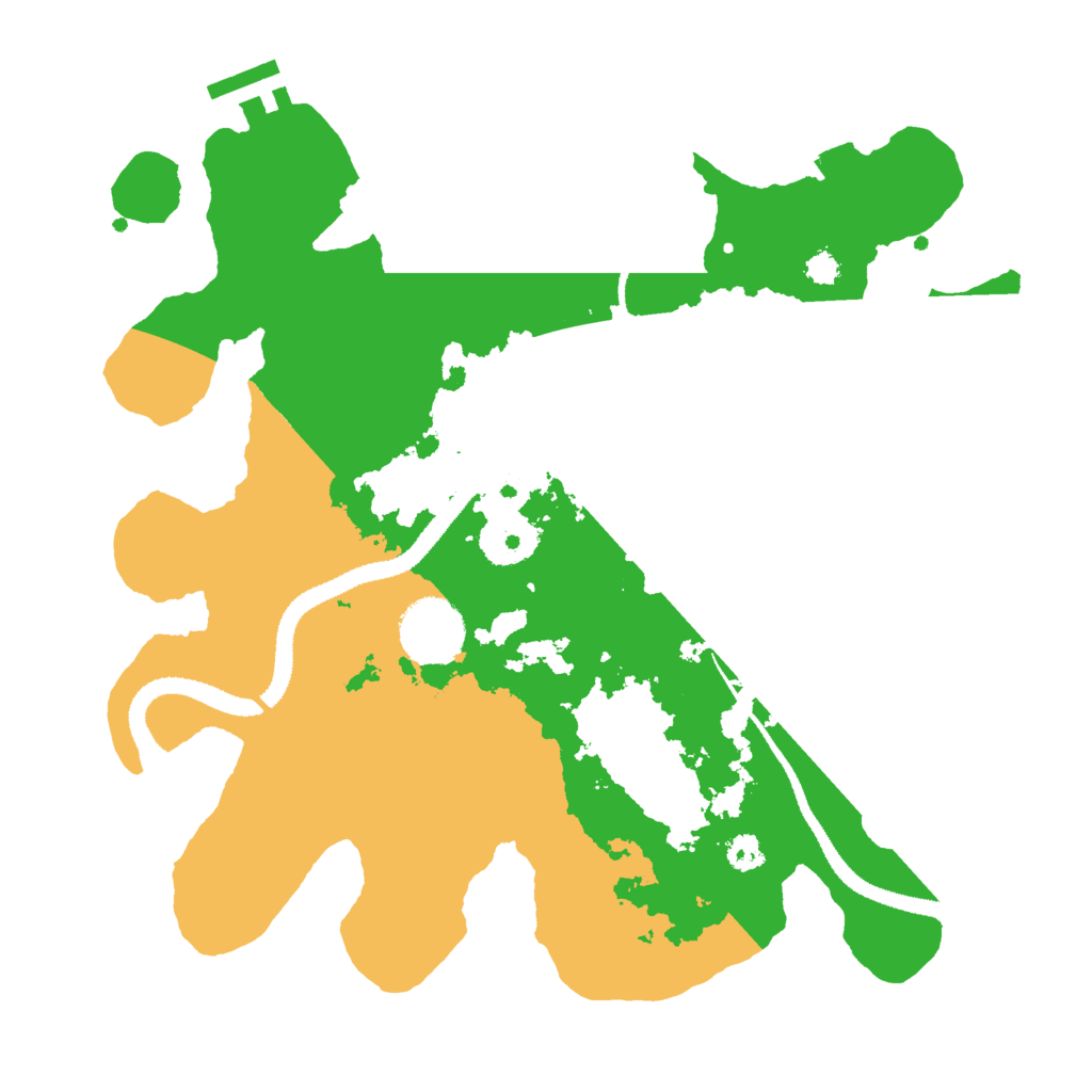 Biome Rust Map: Procedural Map, Size: 3000, Seed: 61510