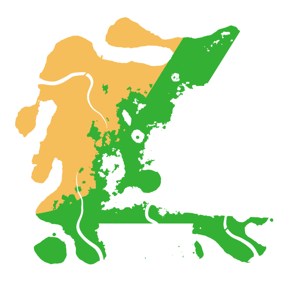 Biome Rust Map: Procedural Map, Size: 3500, Seed: 643153440
