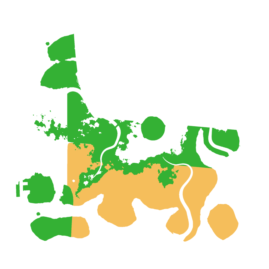 Biome Rust Map: Procedural Map, Size: 3000, Seed: 1428003602