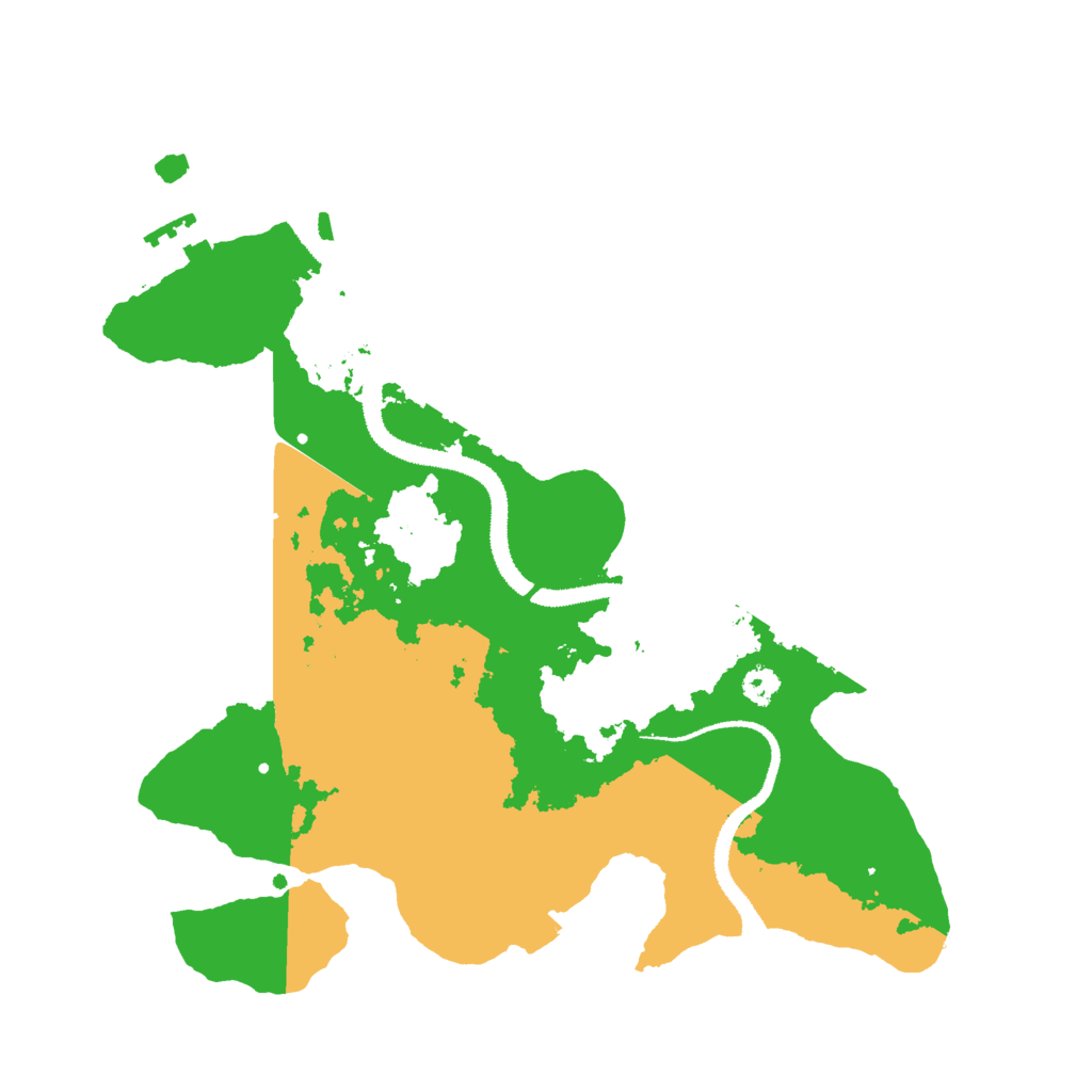 Biome Rust Map: Procedural Map, Size: 3000, Seed: 2064795750