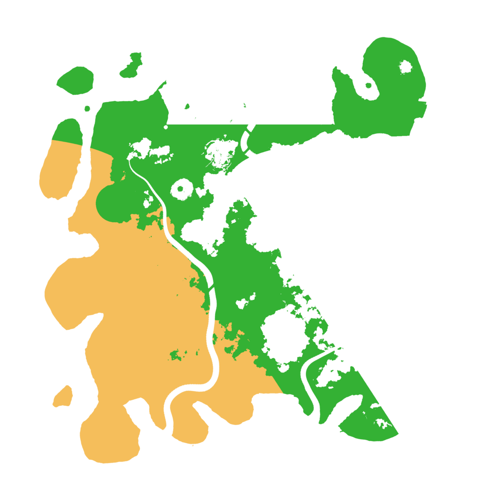 Biome Rust Map: Procedural Map, Size: 3500, Seed: 1587942172