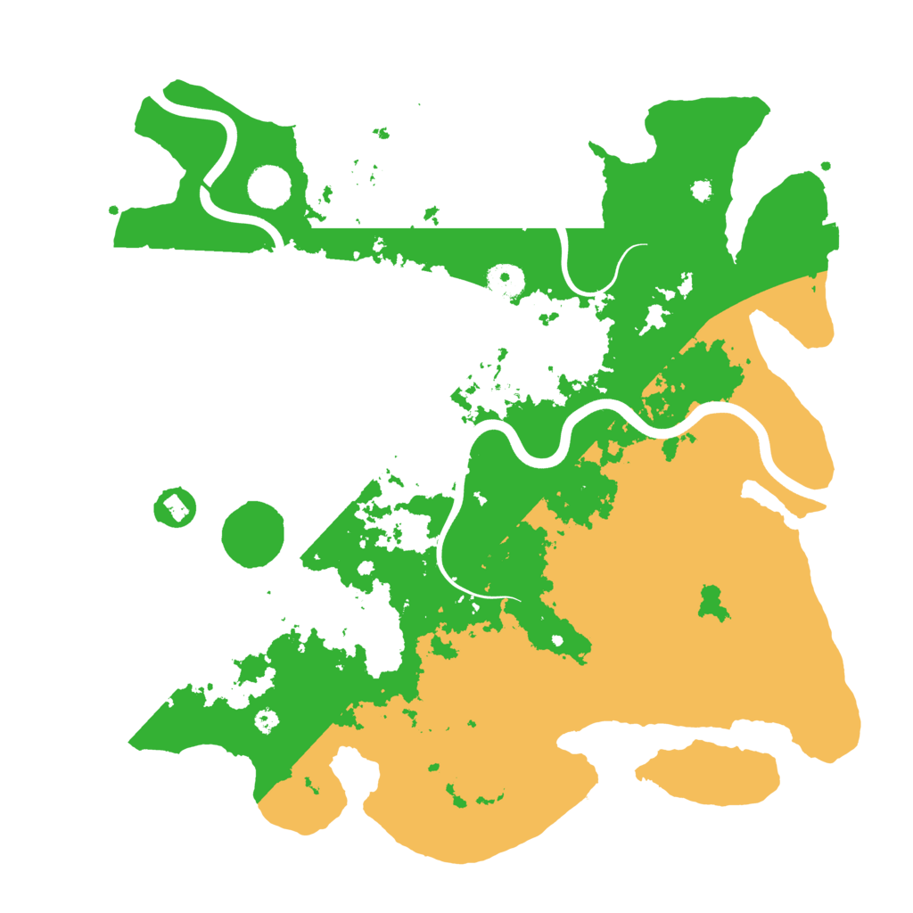 Biome Rust Map: Procedural Map, Size: 3900, Seed: 151231555