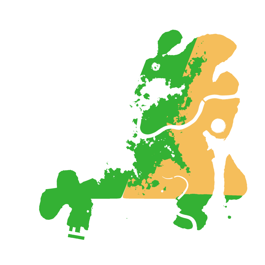 Biome Rust Map: Procedural Map, Size: 3250, Seed: 833368633