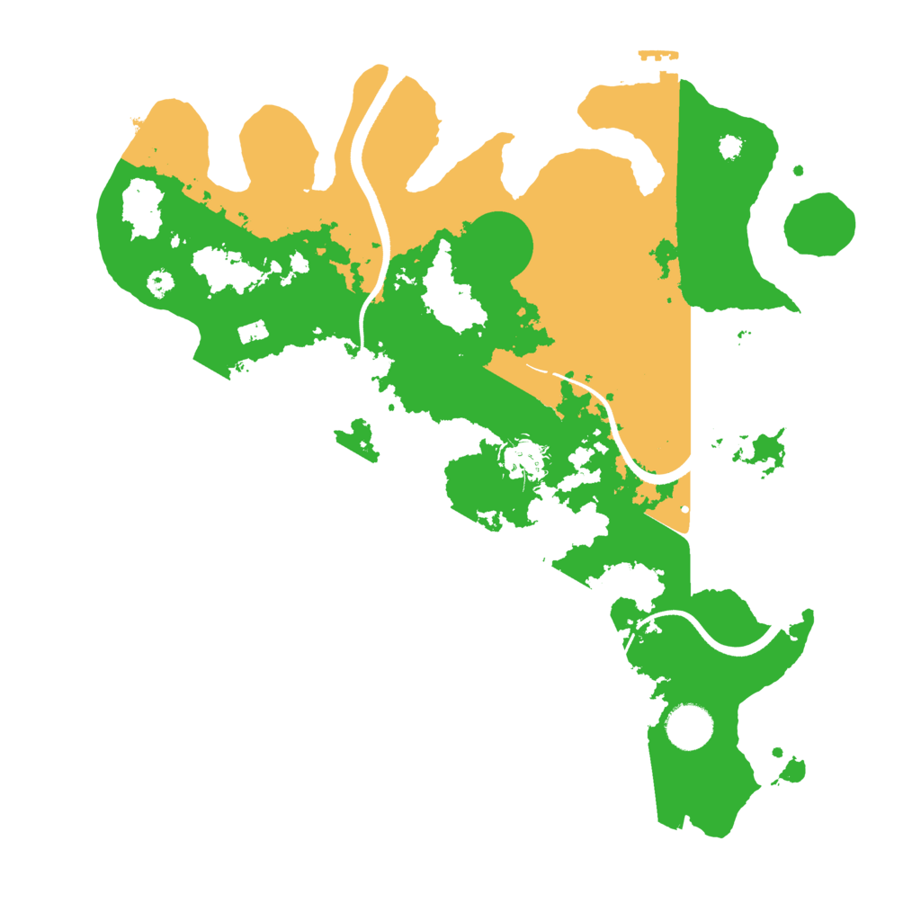 Biome Rust Map: Procedural Map, Size: 3500, Seed: 1696935433