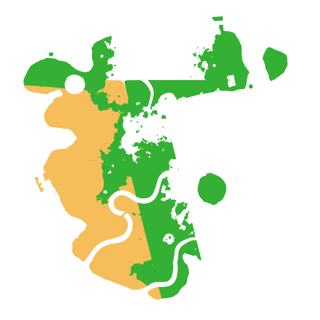 Biome Rust Map: Procedural Map, Size: 3000, Seed: 91898940