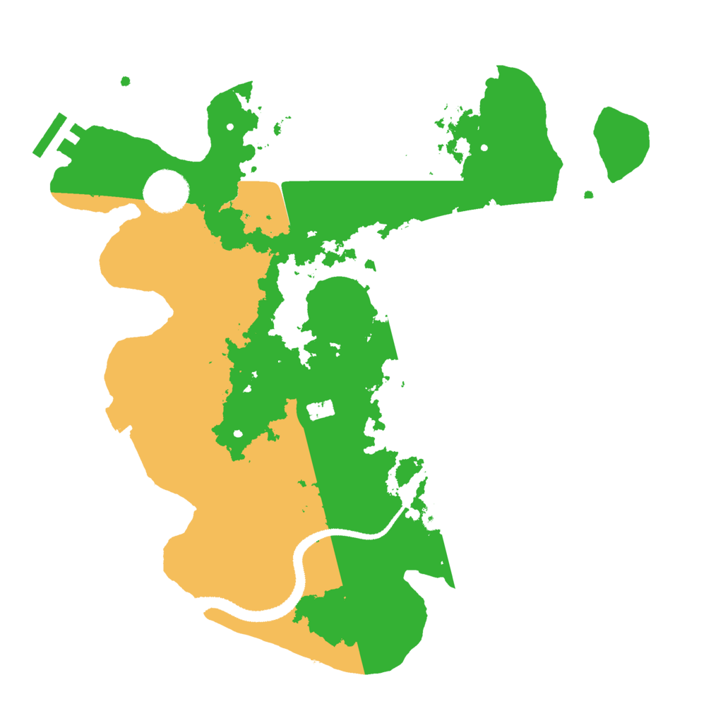 Biome Rust Map: Procedural Map, Size: 3000, Seed: 91898940