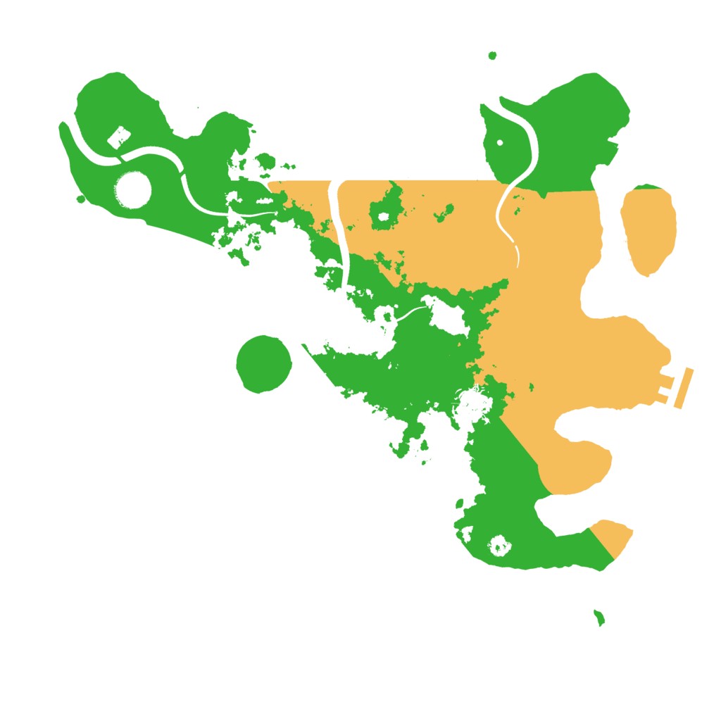 Biome Rust Map: Procedural Map, Size: 3500, Seed: 1811890403