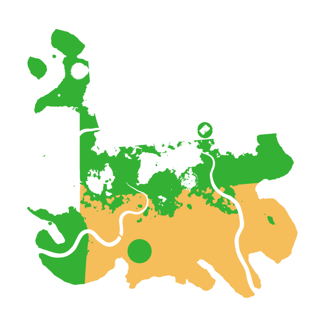 Biome Rust Map: Procedural Map, Size: 3500, Seed: 914478729