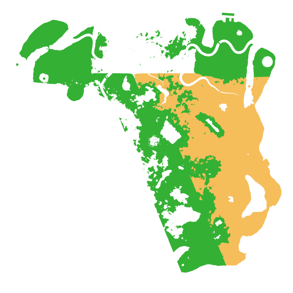 Biome Rust Map: Procedural Map, Size: 4800, Seed: 472868952